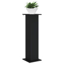 Planteholder 2 pcs Sort 30,5 x 30 x 100,5 cm Konstrueret træ