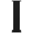 Planteholder 2 pcs Sort 30,5 x 30 x 100,5 cm Konstrueret træ