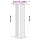 Planteholder Sonoma-eg 30,5 x 30 x 100,5 cm Konstrueret træ