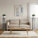 Planteholder 2 pcs Betongrå 30,5 x 30 x 100,5 cm