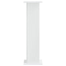 Planteholder Hvid højglans 30,5 x 30 x 100,5 cm Konstrueret træ