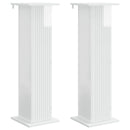 Planteholder 2 pcs Hvid højglans 30,5 x 30 x 100,5 cm