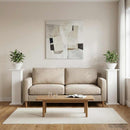 Planteholder 2 pcs Hvid 30,5 x 30 x 80,5 cm Konstrueret træ