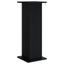 Planteholder Sort 30,5 x 30 x 80,5 cm Konstrueret træ