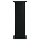 Planteholder 2 pcs Sort 30,5 x 30 x 80,5 cm Konstrueret træ