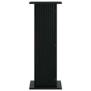 Planteholder 2 pcs Sort 30,5 x 30 x 80,5 cm Konstrueret træ