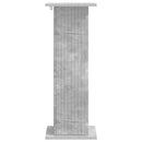 Planteholder 2 pcs Betongrå 30,5 x 30 x 80,5 cm Konstrueret træ