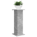 Planteholder 2 pcs Betongrå 30,5 x 30 x 80,5 cm Konstrueret træ