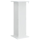 Planteholder Hvid højglans 30,5 x 30 x 80,5 cm Konstrueret træ