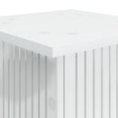 Planteholder 2 pcs Hvid højglans 30,5 x 30 x 80,5 cm