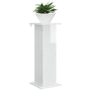 Planteholder 2 pcs Hvid højglans 30,5 x 30 x 80,5 cm