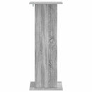 Planteholder Grå sonoma-eg 30,5 x 30 x 80,5 cm Konstrueret træ