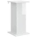 Planteholder Hvid højglans 30,5 x 30 x 60,5 cm Konstrueret træ