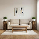 Planteholder 2 pcs Røget eg 30,5 x 30 x 60,5 cm Konstrueret træ