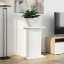 Planteholder 2 pcs Hvid 30,5 x 30 x 43 cm Konstrueret træ