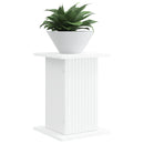 Planteholder 2 stk. Hvid 30,5 x 30 x 43 cm Konstrueret træ