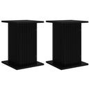 Planteholder 2 pcs Sort 30,5 x 30 x 43 cm Konstrueret træ