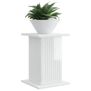 Planteholder 2 pcs Hvid højglans 30,5 x 30 x 43 cm