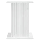 Planteholder 2 pcs Hvid højglans 30,5 x 30 x 43 cm