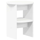Sideskab Hvid Ø40 x 50 cm Konstrueret træ