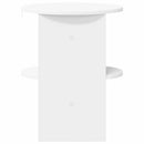 Sideskab Hvid Ø40 x 50 cm Konstrueret træ