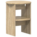 Sideskab Sonoma eg Ø40 x 50 cm Konstrueret træ