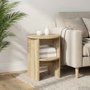 Sideskab 2 pcs Sonoma eg Ø40 x 50 cm Konstrueret træ