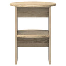Sideskab 2 pcs Sonoma eg Ø40 x 50 cm Konstrueret træ