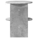 Sideskab BetonGrå Ø40 x 50 cm Konstrueret træ