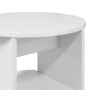 Sideskab Højglans Hvid Ø40 x 50 cm Konstrueret træ