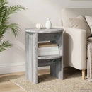 Sideskab 2 pcs Grå Sonoma Ø40 x 50 cm Konstrueret træ