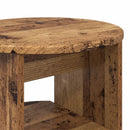 Sideskab 2 pcs Gammelt træ Ø40 x 50 cm Konstrueret træ