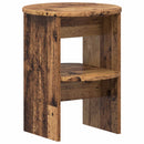 Sideskab 2 pcs Gammelt træ Ø40 x 50 cm Konstrueret træ