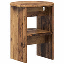 Sideskab 2 pcs Gammelt træ Ø40 x 50 cm Konstrueret træ