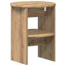 Sideskab 2 pcs Artisan Eg Ø40 x 50 cm Konstrueret træ