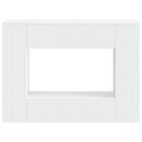 Konsolbord Stribet Hvid 101 x 29 x 74 cm Konstrueret træ