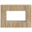 Konsolbord Stribet Sonoma eg 101 x 29 x 74 cm Konstrueret træ
