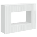 Konsolbord Højglans Hvid 101 x 29 x 74 cm Konstrueret træ