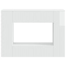 Konsolbord Højglans Hvid 101 x 29 x 74 cm Konstrueret træ