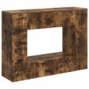 Konsolbord Stribet Røget Eg 101 x 29 x 74 cm Konstrueret træ