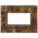 Konsolbord Stribet Røget Eg 101 x 29 x 74 cm Konstrueret træ