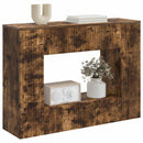 Konsolbord Stribet Røget Eg 101 x 29 x 74 cm Konstrueret træ