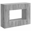 Konsolbord Stribet Grå Sonoma 101 x 29 x 74 cm Konstrueret træ