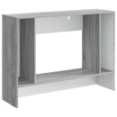 Konsolbord Stribet Grå Sonoma 101 x 29 x 74 cm Konstrueret træ