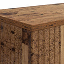 Konsolbord Stribet Gammelt træ 101 x 29 x 74 cm Konstrueret træ