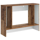 Konsolbord Stribet Gammelt træ 101 x 29 x 74 cm Konstrueret træ