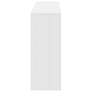 Konsolbord Stribet Hvid 155 x 29 x 74 cm Konstrueret træ