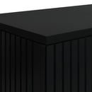 Konsolbord Sort 155 x 29 x 74 cm Konstrueret træ
