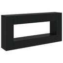 Konsolbord Sort 155 x 29 x 74 cm Konstrueret træ
