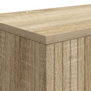 Konsolbord Stribet Sonoma eg 155 x 29 x 74 cm Konstrueret træ